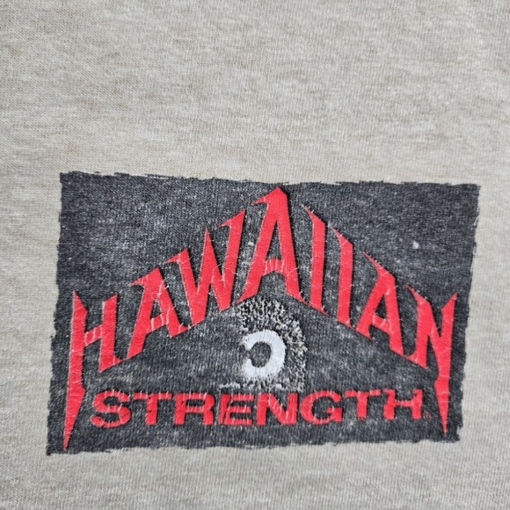 VINTAGE Hawaiian Strength Men Shirt 2X Hookele Hawaiian Navigator Sleeveless Y2K - Picture 4 of 10